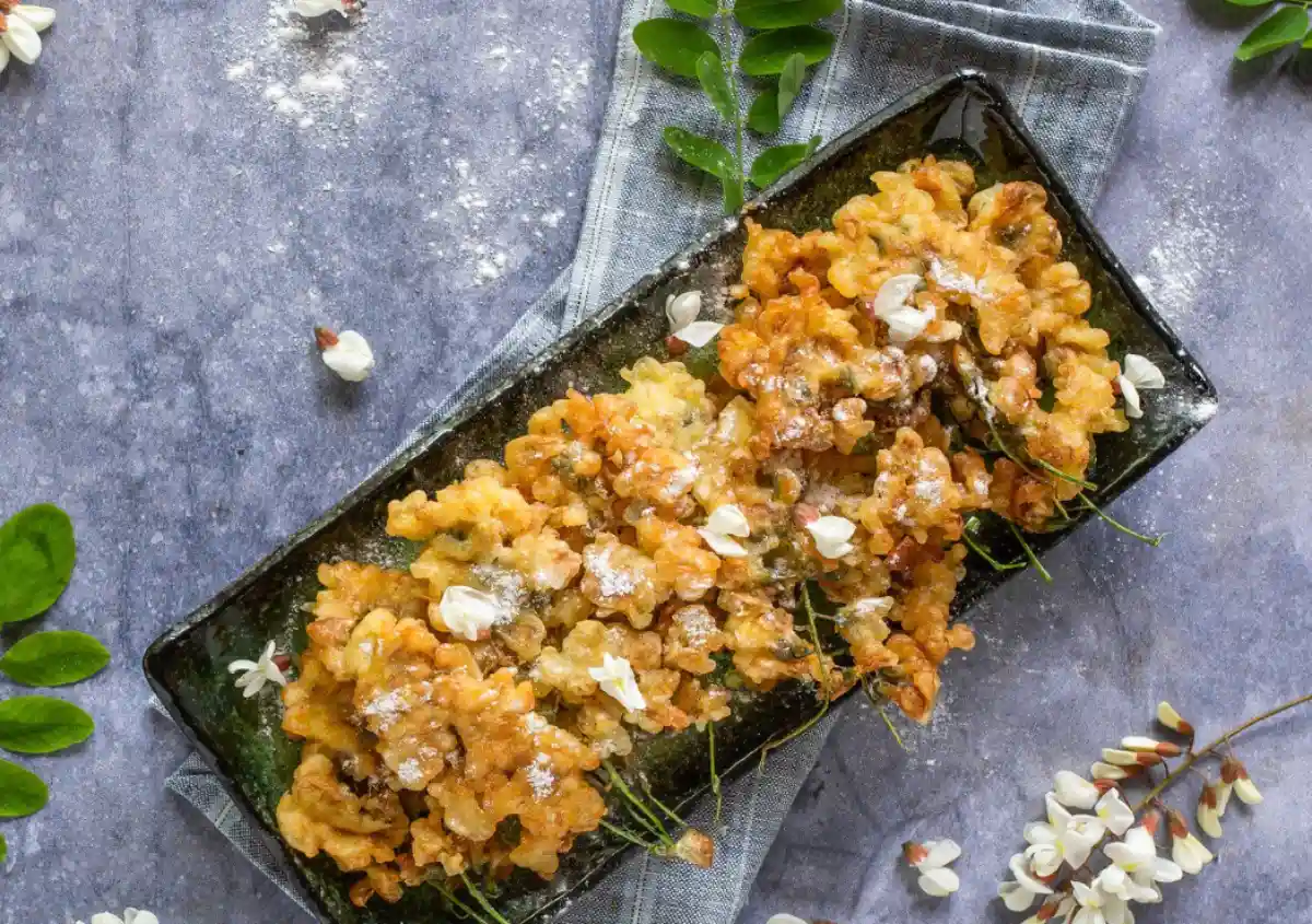 Beignets de Fleurs d'Acacia Douceur Éphémère du Printemps