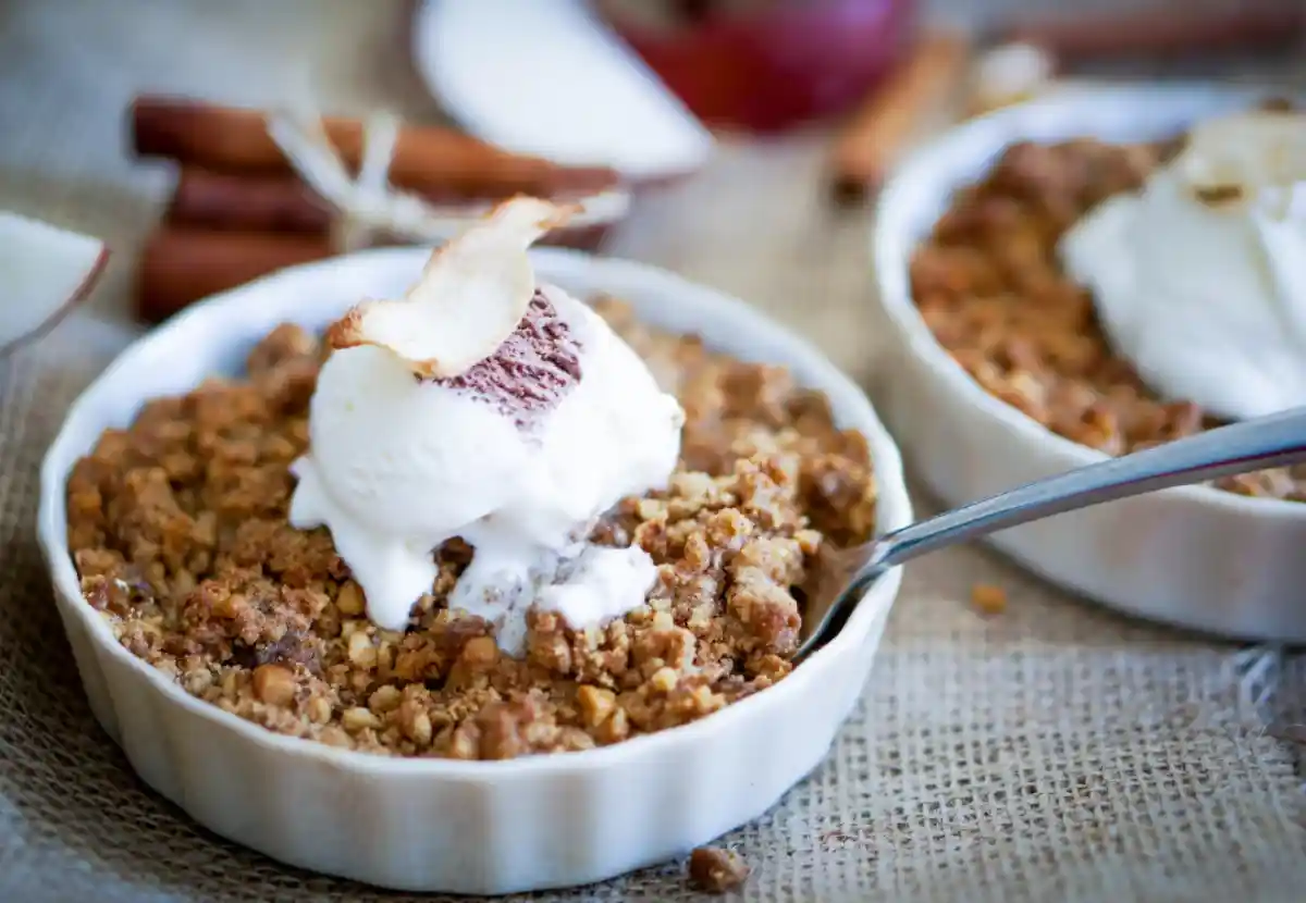 Crumble Pomme Cannelle