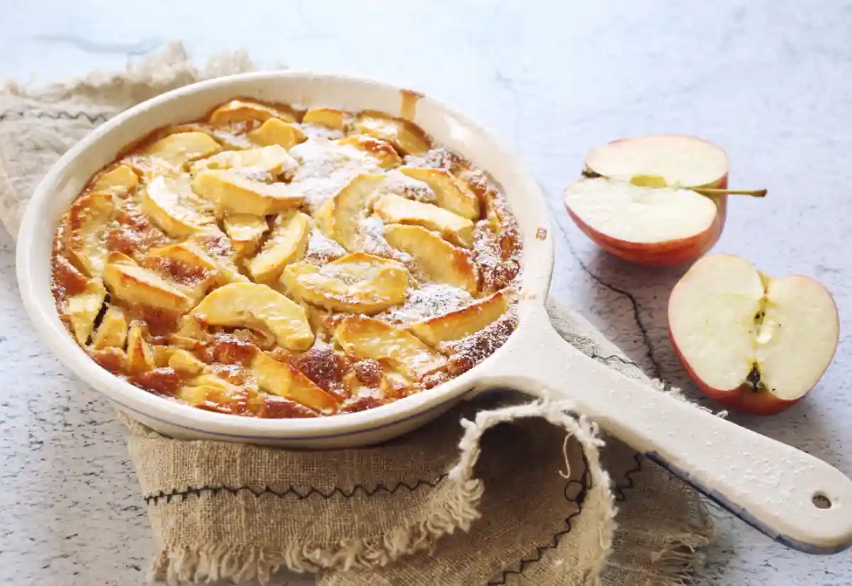 Gâteau aux Pommes à la Poêle