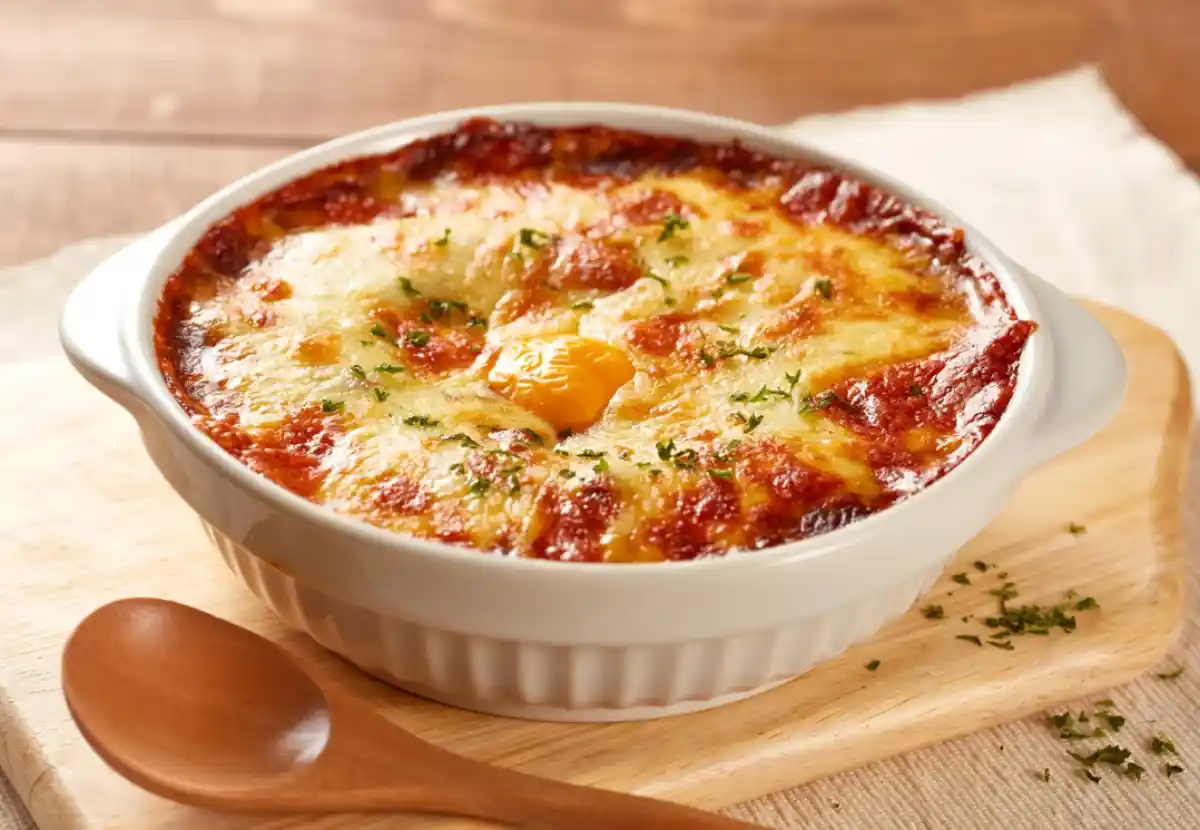 Œufs Cocotte à la Tomate et au Fromage