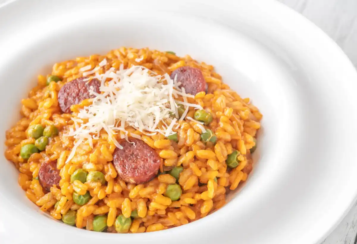 Risotto au chorizo
