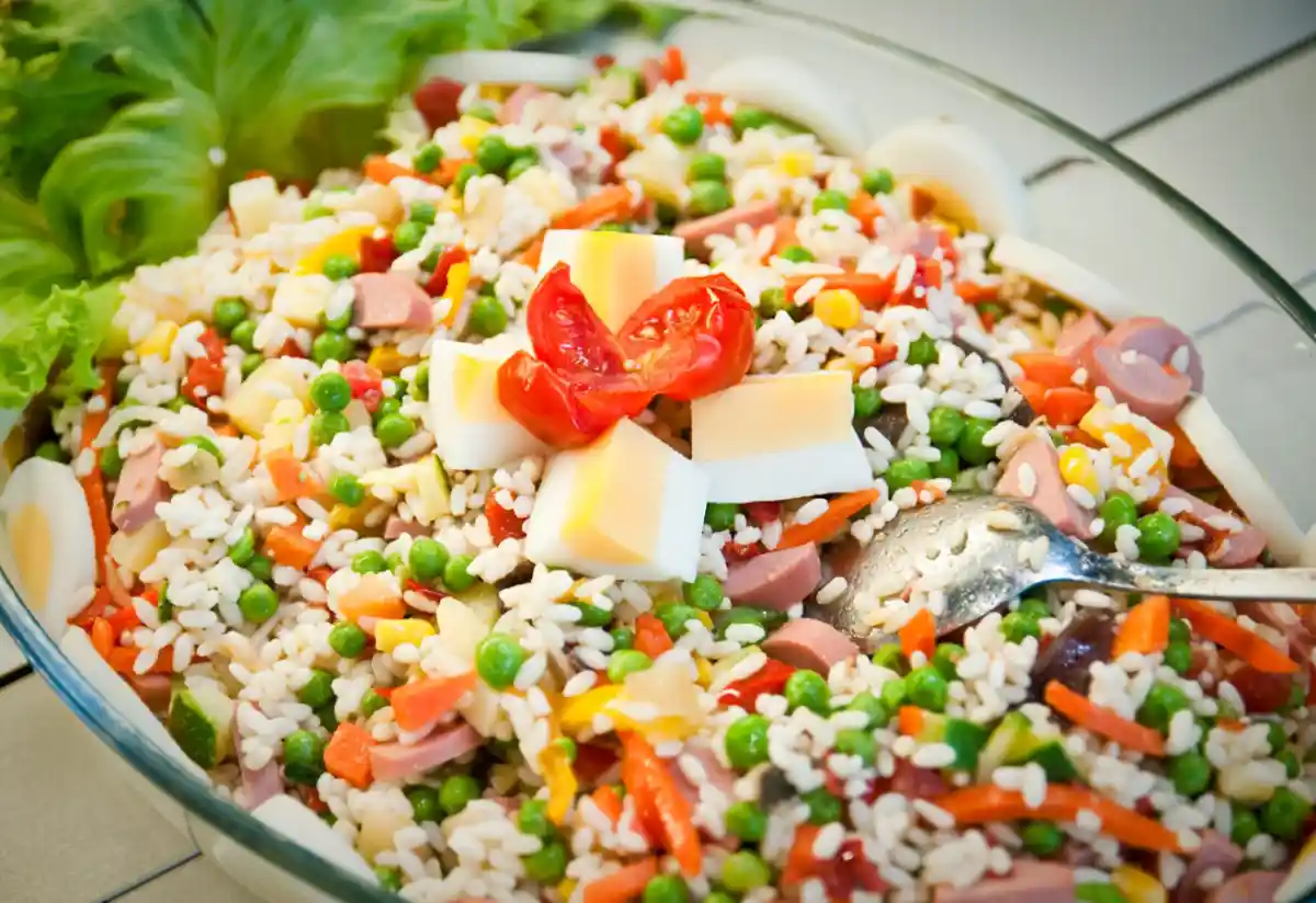 Salade de Riz Complète Multicolore