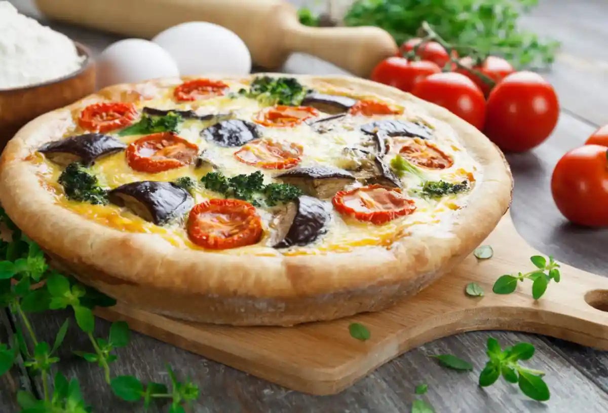 Une quiche savoureuse aux couleurs méditerranéennes
